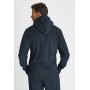 Fleece-Sweatshirt mit Kapuze