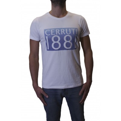 t-shirt blanc homme Cerruti 1881