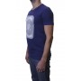 t-shirt bleu marine homme Cerruti 1881