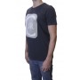 t-shirt bleu anthracite homme Cerruti 1881