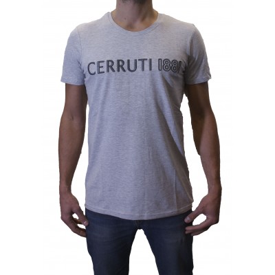 t-shirt gris homme Cerruti 1881