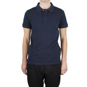 Polo uni manches courtes polo navy homme Bill Tornade