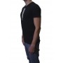 t-shirt noir homme Cerruti 1881