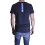 t-shirt bleu marine homme Cerruti 1881
