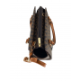 sac cabas graphic marron femme Bill Tornade