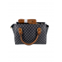 sac cabas monogramme noir femme Bill Tornade