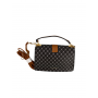 sac bandoulière monogramme noir femme Bill Tornade