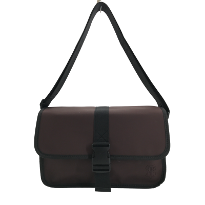 Sac Messenger Deperlant choco Bill Tornade