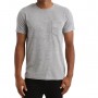 t-shirt cerruti peau de pêche gris