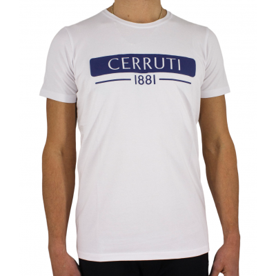 t-shirt blanc manches courte Cerruti 1881 nouvelle collection