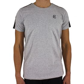 T-shirt manches courtes bande épaule t-shirt gris manches courte Cerruti 1881 nouvelle collection