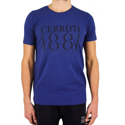 t-shirt bleu roi manches courte Cerruti 1881 nouvelle collection