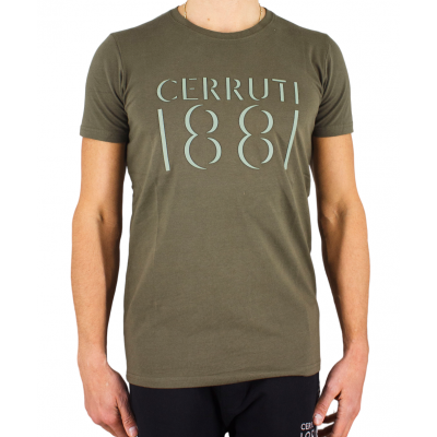 t-shirt kaki manches courte Cerruti 1881 nouvelle collection