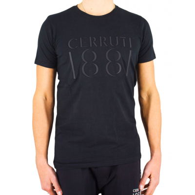 t-shirt noir manches courte Cerruti 1881 nouvelle collection