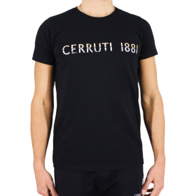t-shirt noir manches courte Cerruti 1881 nouvelle collection