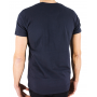 Camiseta de manga corta Cuello redondo Centrado Logotipo