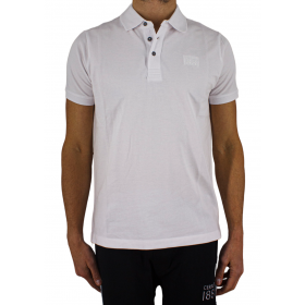 Polo manches courtes logo brodé Polo manches courte blanc Cerruti 1881 nouvelle collection