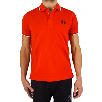 Polo manches courte rouge Cerruti 1881 nouvelle collection