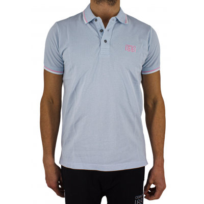 The man polo CERRUTI 1881 Guido combines 100% cotton, contrast finishes and embroidered logo for a modern chic casual look. One