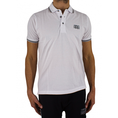 The man polo CERRUTI 1881 Guido combines 100% cotton, contrast finishes and embroidered logo for a modern chic casual look. One