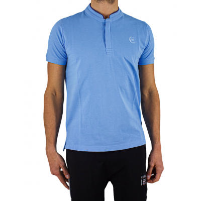 The man polo CERRUTI 1881 Firenza revisits the classic polo with an elegant MAO collar. Made in 100% cotton, it offers a s