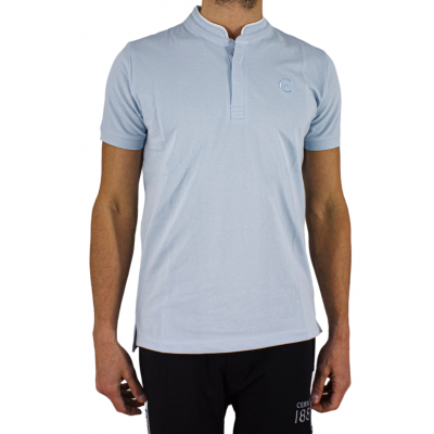 The man polo CERRUTI 1881 Firenza revisits the classic polo with an elegant MAO collar. Made in 100% cotton, it offers a s