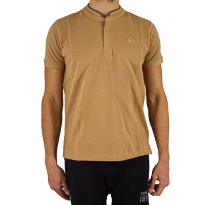 The man polo CERRUTI 1881 Firenza revisits the classic polo with an elegant MAO collar. Made in 100% cotton, it offers a s