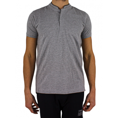 The man polo CERRUTI 1881 Firenza revisits the classic polo with an elegant MAO collar. Made in 100% cotton, it offers a s