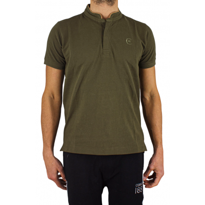 The man polo CERRUTI 1881 Firenza revisits the classic polo with an elegant MAO collar. Made in 100% cotton, it offers a s