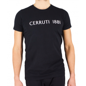 t-shirt noir manches courte Cerruti 1881 nouvelle collection