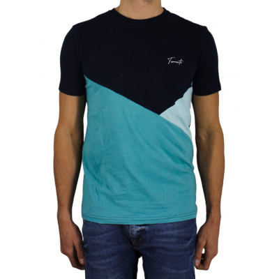Kurzarm-T-Shirt Grafischer Rundhalsausschnitt