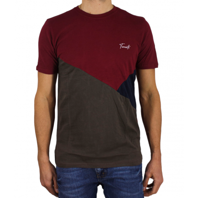 Kurzarm-T-Shirt Grafischer Rundhalsausschnitt