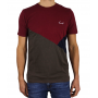 T-shirt bordeaux manches courtes Torrente nouvelle collection