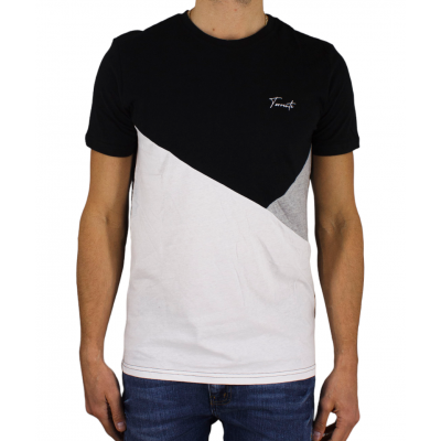 Kurzarm-T-Shirt Grafischer Rundhalsausschnitt