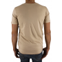 t-shirt beige manches courtes Bill Tornade