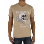 t-shirt beige manches courtes Bill Tornade