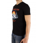 t-shirt noir manches courtes Bill Tornade