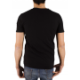 t-shirt noir manches courtes Bill Tornade