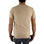 t-shirt beige manches courtes homme Bill Tornade