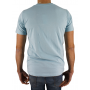 t-shirt bleu manches courtes homme Bill Tornade