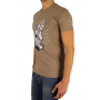 t-shirt marron manches courtes homme Bill Tornade