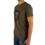 t-shirt kaki manches courtes homme Bill Tornade