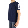 t-shirt bleu marine manches courtes homme Bill Tornade