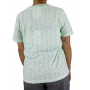 Openwork top V-neck for woman