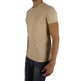 t-shirt beige manches courtes homme Bill Tornade