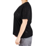 Openwork top V-neck for woman