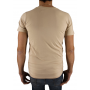 t-shirt beige manches courtes homme Bill Tornade