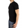 t-shirt noir manches courtes homme Bill Tornade