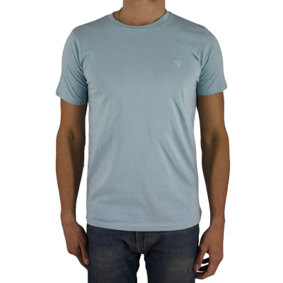 t-shirt bleu manches courtes homme Bill Tornade