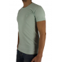 t-shirt vert grisé manches courtes homme Bill Tornade